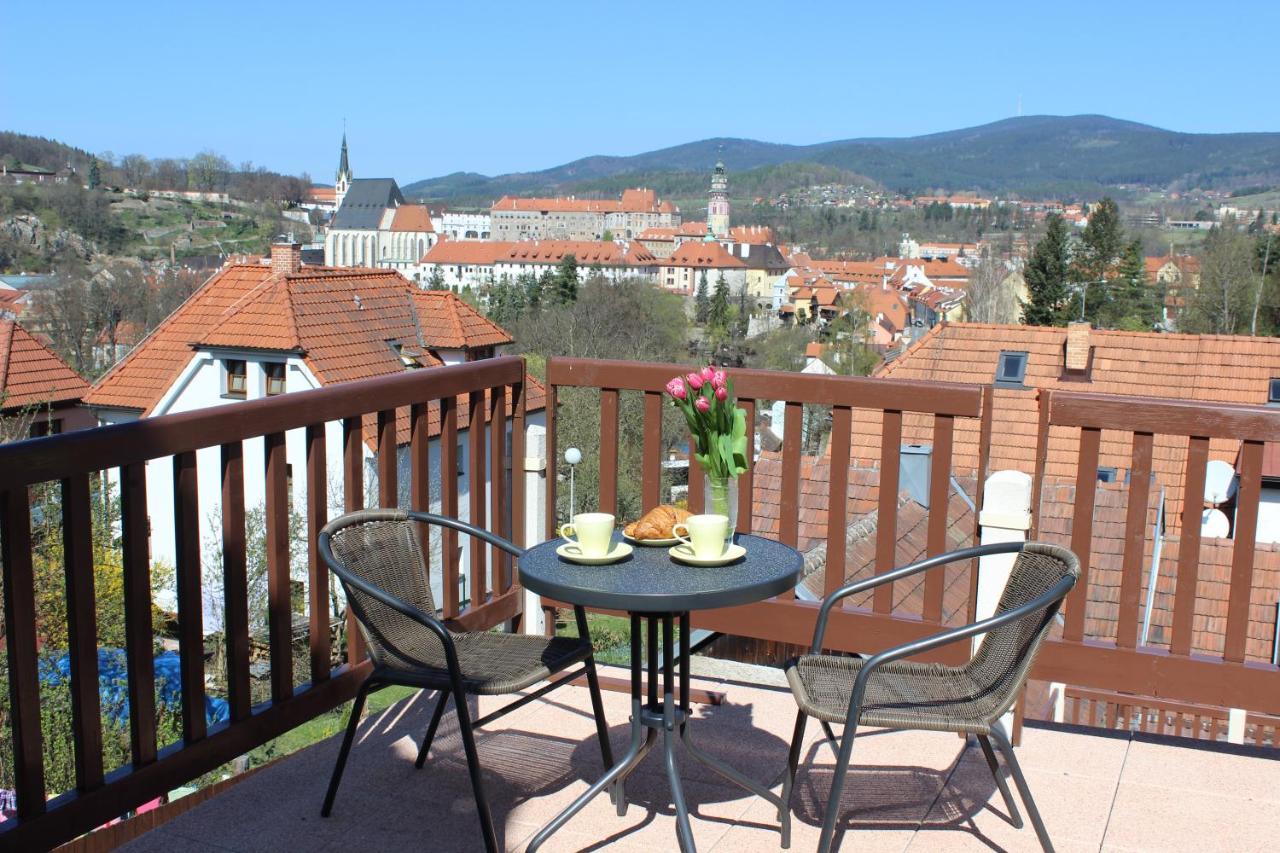 Ubytování s vyhlídkou Český Krumlov Exterior foto