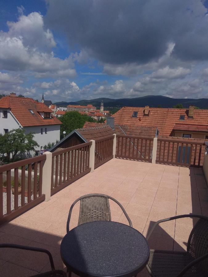 Ubytování s vyhlídkou Český Krumlov Exterior foto